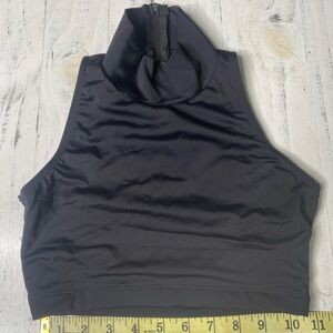 Balera Black Zip-Back Sleeveless dance top